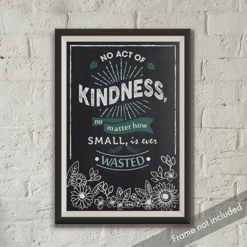 JSC No Act Of Kindness Poster | 18-Inches By 12-Inches | Premium Quality 100lb Gloss Poster Paper | JSC127 - Image 3